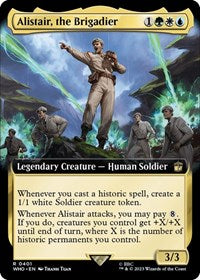 Alistair, the Brigadier (Extended Art) (401) [Universes Beyond: Doctor Who]