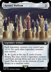 Heroes' Podium (Extended Art) (479) [Universes Beyond: Doctor Who]