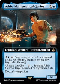 Adric, Mathematical Genius (Extended Art) (Surge Foil) (942) [Universes Beyond: Doctor Who]