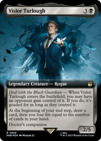 Vislor Turlough (Extended Art) (Surge Foil) (968) [Universes Beyond: Doctor Who]
