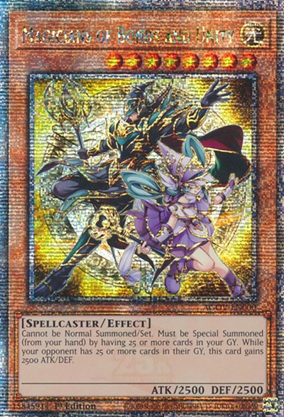Magicians of Bonds and Unity (Quarter Century Secret Rare) (AGOV-EN000) [Age of Overlord]
