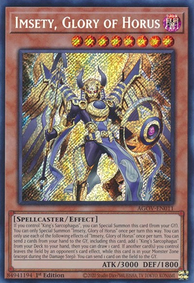 Imsety, Glory of Horus (AGOV-EN011) [Age of Overlord]