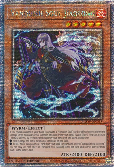 Vanquish Soul Jiaolong (Quarter Century Secret Rare) (AGOV-EN018) [Age of Overlord]