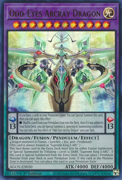 Odd-Eyes Arcray Dragon (AGOV-EN030) [Age of Overlord]