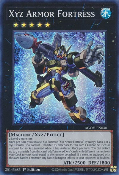 Xyz Armor Fortress (AGOV-EN040) [Age of Overlord]