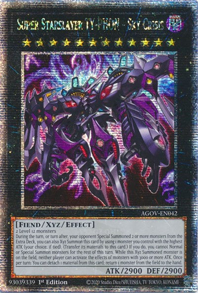 Super Starslayer TY-PHON - Sky Crisis (Quarter Century Secret Rare) (AGOV-EN042) [Age of Overlord]