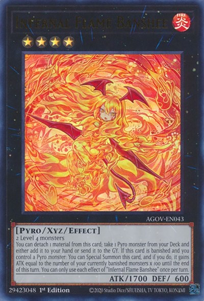 Infernal Flame Banshee (AGOV-EN043) [Age of Overlord]