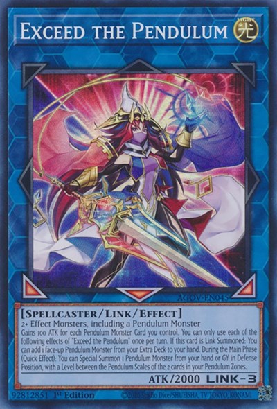 Exceed the Pendulum (AGOV-EN045) [Age of Overlord]