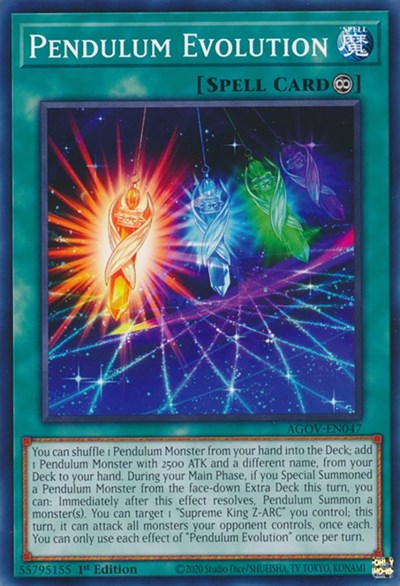 Pendulum Evolution (AGOV-EN047) [Age of Overlord]