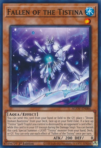 Fallen of the Tistina (AGOV-EN086) [Age of Overlord]