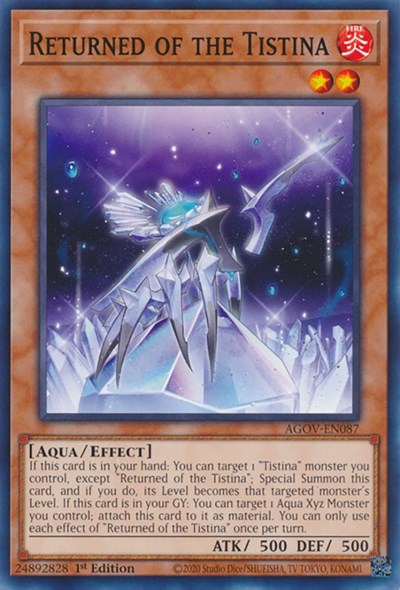 Returned of the Tistina (AGOV-EN087) [Age of Overlord]