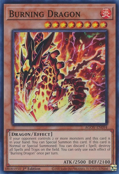 Burning Dragon (AGOV-EN094) [Age of Overlord]