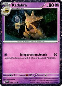 Kadabra - 064/165 (Cosmos Holo) (064/165) [Miscellaneous Cards & Products]