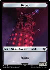 Dalek // Beast Double-Sided Token (12 // 17) [Universes Beyond: Doctor Who]