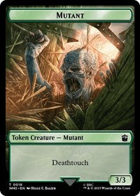 Mutant // Alien Insect Double-Sided Token (18 // 19) [Universes Beyond: Doctor Who]