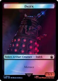 Dalek // Mark of the Rani Double-Sided Token (Surge Foil) (44 // 47) [Universes Beyond: Doctor Who]