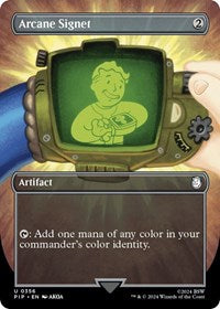 Arcane Signet (Borderless) (356) [Universes Beyond: Fallout]