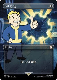 Sol Ring (Borderless) (359) [Universes Beyond: Fallout]