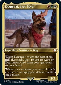 Dogmeat, Ever Loyal (Display Commander) - Thick Stock (1065) [Universes Beyond: Fallout]