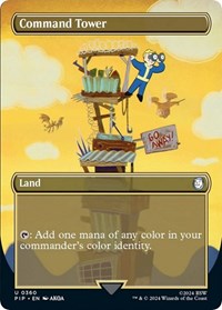 Command Tower (Borderless) (360) [Universes Beyond: Fallout]