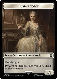 Human Noble // Food (0027) Double-Sided Token (7 // 27) [Universes Beyond: Doctor Who]