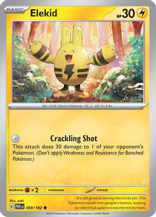 Elekid 059/182  SV04 Paradox Rift - Common