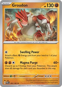 Groudon - 093/182 (093/182) [SV04: Paradox Rift]