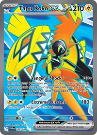 Tapu Koko ex - 222/182 (222/182) [SV04: Paradox Rift]