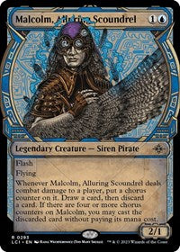 Malcolm, Alluring Scoundrel (Showcase) (293) [The Lost Caverns of Ixalan]
