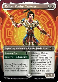 Kellan, Daring Traveler (Borderless) (341) [The Lost Caverns of Ixalan]