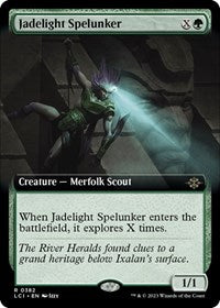 Jadelight Spelunker (Extended Art) (382) [The Lost Caverns of Ixalan]