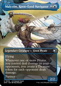 Malcolm, Keen-Eyed Navigator (Borderless) (2) [Special Guests]