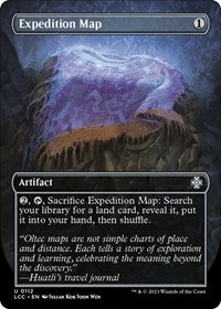 Expedition Map (Borderless) (112) [Commander: The Lost Caverns of Ixalan]
