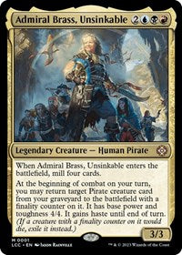 Admiral Brass, Unsinkable (1) [Commander: The Lost Caverns of Ixalan]