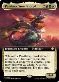 Pantlaza, Sun-Favored (Extended Art) (30) [Commander: The Lost Caverns of Ixalan]