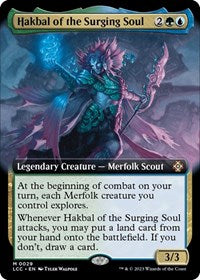 Hakbal of the Surging Soul (Extended Art) (29) [Commander: The Lost Caverns of Ixalan]