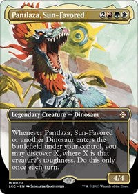 Pantlaza, Sun-Favored (Borderless) (20) [Commander: The Lost Caverns of Ixalan]