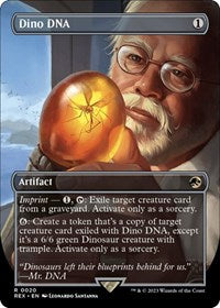 Dino DNA (Borderless) (20) [Universes Beyond: Jurassic World Collection]