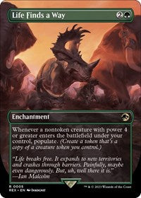 Life Finds a Way (Borderless) (5) [Universes Beyond: Jurassic World Collection]