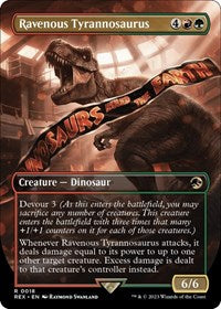 Ravenous Tyrannosaurus (Borderless) (18) [Universes Beyond: Jurassic World Collection]