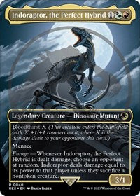 Indoraptor, the Perfect Hybrid (Borderless) (Emblem) (40) [Universes Beyond: Jurassic World Collection]