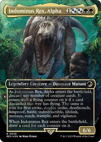 Indominus Rex, Alpha (Borderless) (Emblem) (39) [Universes Beyond: Jurassic World Collection]