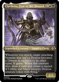 Clavileno, First of the Blessed (Display Commander) - Thick Stock (122) [Commander: The Lost Caverns of Ixalan]