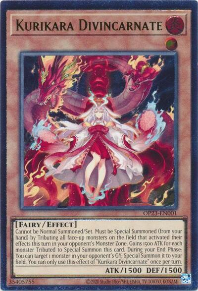 Kurikara Divincarnate (UTR) (OP23-EN001) [OTS Tournament Pack 23]