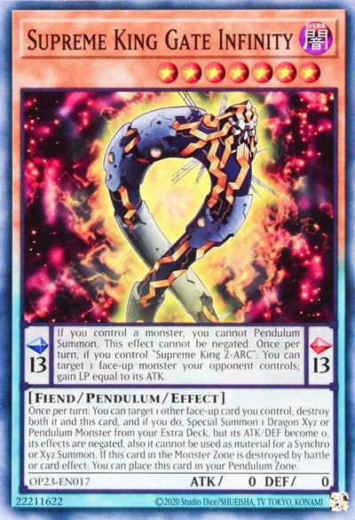 Supreme King Gate Infinity (OP23-EN017) [OTS Tournament Pack 23]