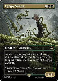 Compy Swarm (Borderless) (9) [Universes Beyond: Jurassic World Collection]