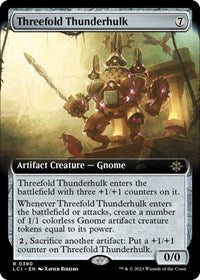 Threefold Thunderhulk (Extended Art) (390) [The Lost Caverns of Ixalan]
