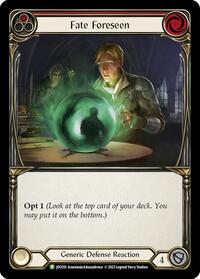 Fate Foreseen (Red) - JDG016 (JDG016) [Flesh and Blood: Promo Cards]