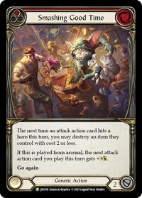 Smashing Good Time (Red) - JDG018 (JDG018) [Flesh and Blood: Promo Cards]