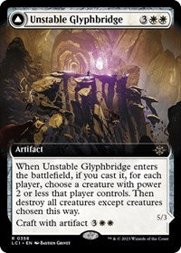 Unstable Glyphbridge (Extended Art) (358) [The Lost Caverns of Ixalan]